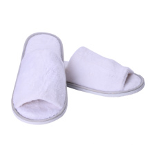 Wholesale Hotel Disposable sponge  Slippers OEM open toe terry spa  color Customizable slipper